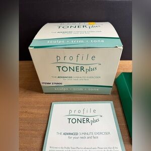As Seen On TV Profile Toner Plus Neck Face 3 Minute Muscle Exerciser Double Chin